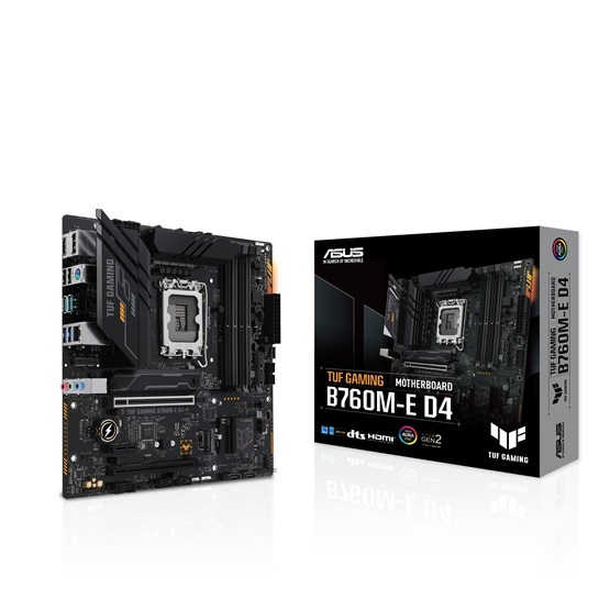 Asus TUF GAMING B760M-E D4 Intel B760 LGA1700 mATX alaplap