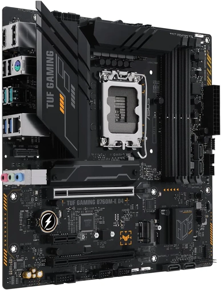 Asus TUF GAMING B760M-E D4 Intel B760 LGA1700 mATX alaplap