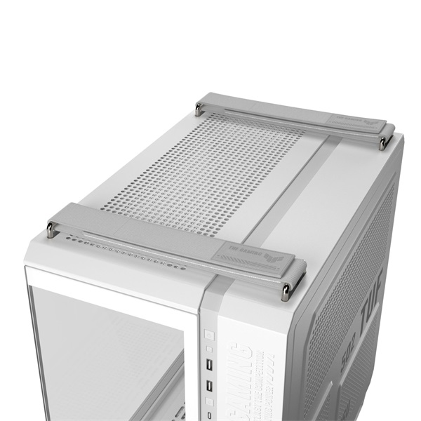 Asus TUF GAMING GT502 HORIZON fehér (táp nélküli) ablakos ATX ház