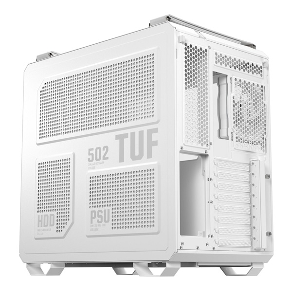 Asus TUF GAMING GT502 HORIZON fehér (táp nélküli) ablakos ATX ház