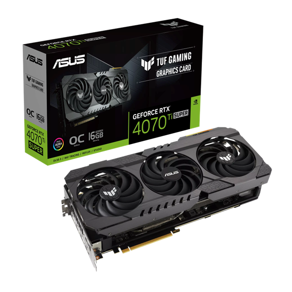 Asus TUF Gaming GeForce RTX 4070 Ti SUPER OG OC nVidia 16GB GDDR6X 256bit PCIe videókártya
