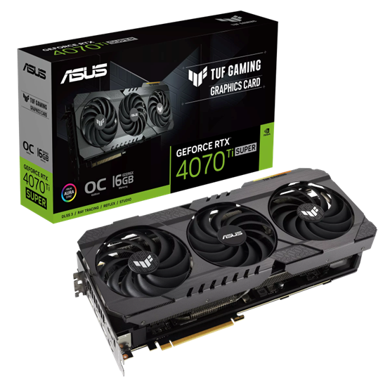 Asus TUF Gaming GeForce RTX 4070 Ti SUPER OG OC nVidia 16GB GDDR6X 256bit PCIe videókártya