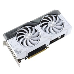 Asus Videokártya - nVidia DUAL-RTX4070-O12G-WHITE (12288MB, GDDR6X, 2550/21000 Mhz, 192bit, 1xHDMI, 3xDP)