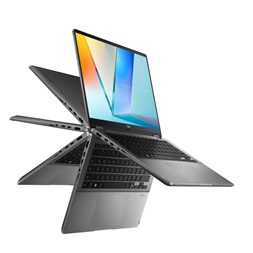 Asus VivoBook Flip TP3407SA-QL023W 14"WUXGA OLED/Intel Core Ultra 7 258V/32GB/1TB/Int.VGA/Win11/szürke laptop