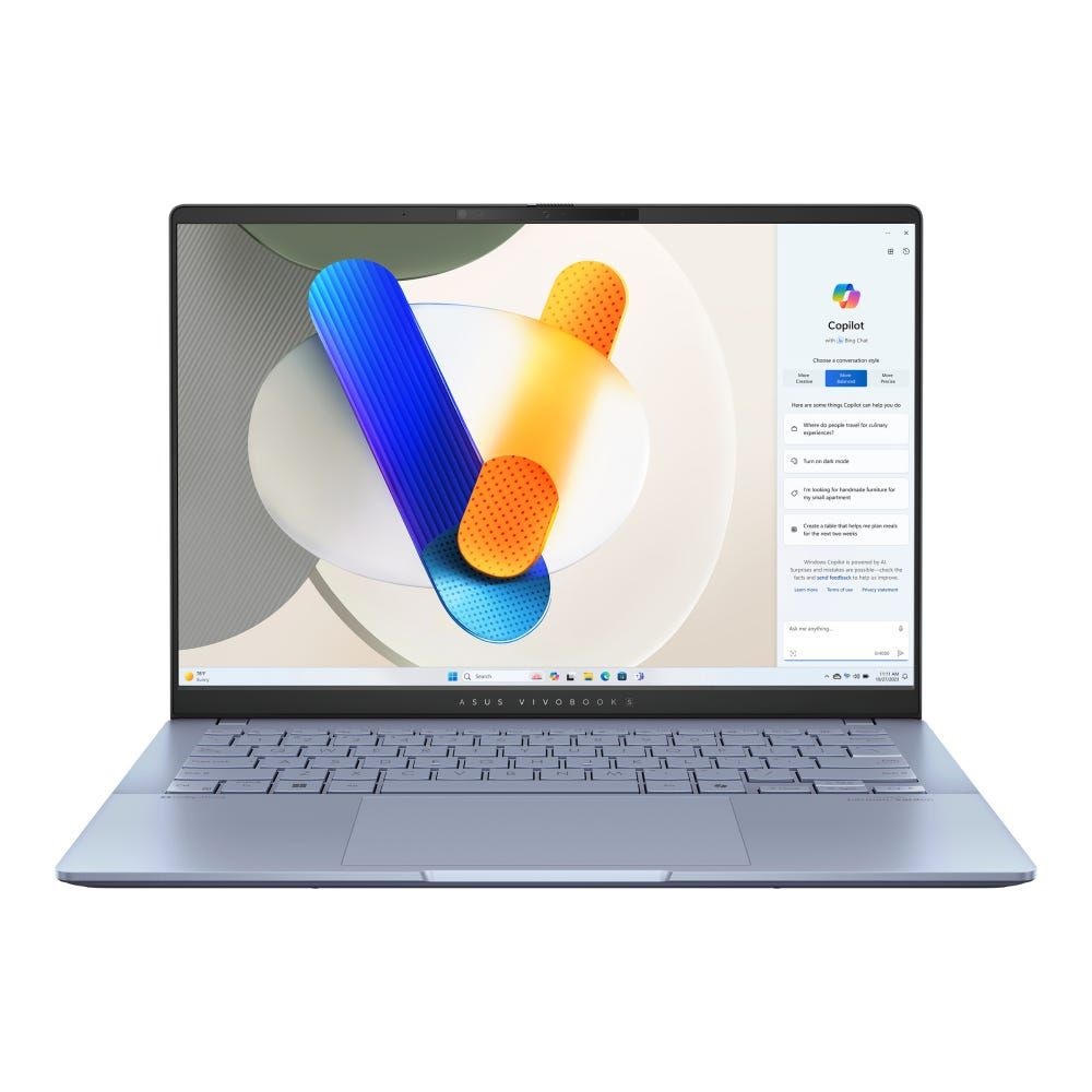 Asus VivoBook S S5406SA-QD071W 14"WUXGA/Intel Core Ultra 7 256V/16GB/1TB/Int.VGA/Win11/kék laptop