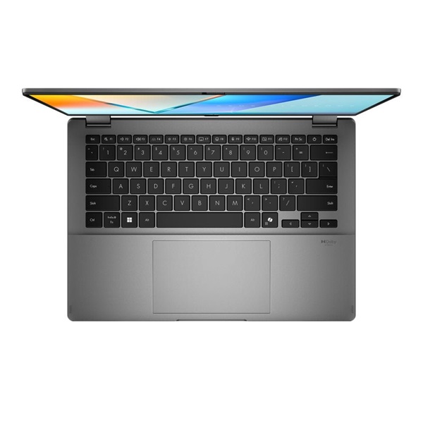 Asus Vivobook 14 Flip TP3407SA-QL021W 2in1 14"WUXGA Touch Core Ultra 7 256V/16GB/1TB/Int.VGA/Win11/szürke laptop