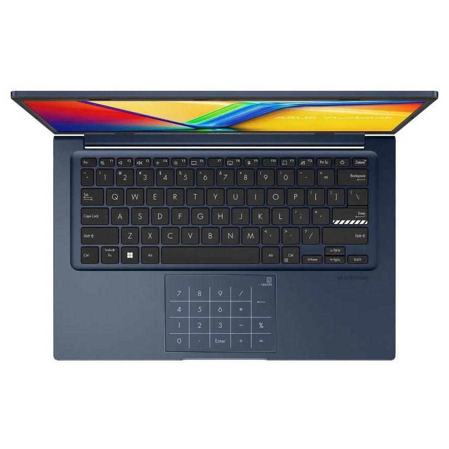 Asus Vivobook 14 X1404VA-EB571 14"FHD/Intel Core i5-1335U/8GB/512GB/Int.VGA/Win11 Pro/kék laptop