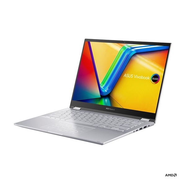 Asus Vivobook Flip TN3402YA-LZ032W 14"WUXGA/AMD Ryzen 5-7530U/16GB/512GB/Int.VGA/Win11/ezüst laptop