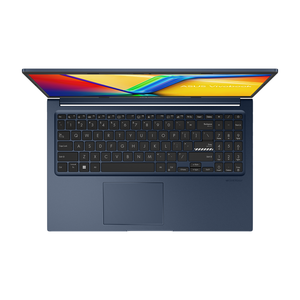 Asus Vivobook X1504ZA-BQ856W 15,6"FHD/Intel Core i3-1215U/8GB/512GB/Int.VGA/Win11/kék laptop