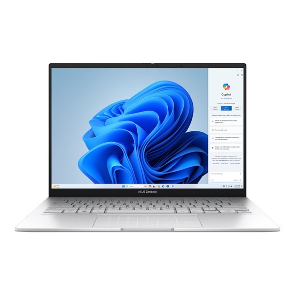 Asus ZenBook 14 UX3405MA-PP404W 14"WQ+/Intel Core Ultra 9-185H/32GB/1TB/Int.VGA/Win11/ezüst laptop