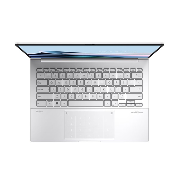 Asus ZenBook 14 UX3405MA-PP404W 14"WQ+/Intel Core Ultra 9-185H/32GB/1TB/Int.VGA/Win11/ezüst laptop