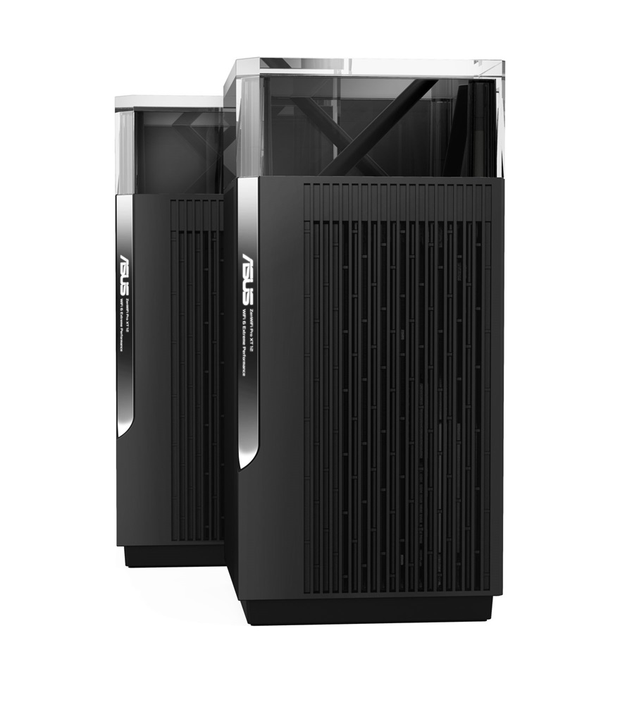 Asus ZenWiFi Pro XT12 AiMesh (2db-os) fekete vezeték nélküli router
