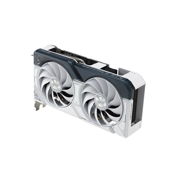 Asus nVidia DUAL-RTX4060-O8G-WHITE (8192MB, GDDR6, 2535/17000 Mhz, 128bit, 1xHDMI2.1, 3xDP1.4) videokártya