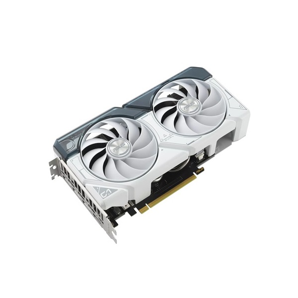 Asus nVidia DUAL-RTX4060TI-O8G-WHITE (8192MB, GDDR6, 2595/18000 Mhz, 128bit, HDMI2.1, 3xDP1.4) videokártya