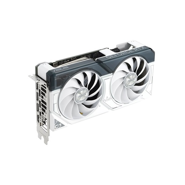 Asus nVidia DUAL-RTX4060TI-O8G-WHITE (8192MB, GDDR6, 2595/18000 Mhz, 128bit, HDMI2.1, 3xDP1.4) videokártya