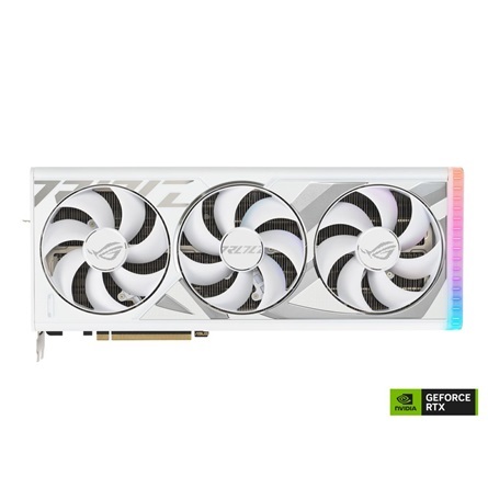 Asus nVidia ROG-STRIX-RTX4090-O24G-WHITE (24576MB, GDDR6X, 2640/21000 Mhz, 384bit, 2xHDMI, 3xDP) videokártya