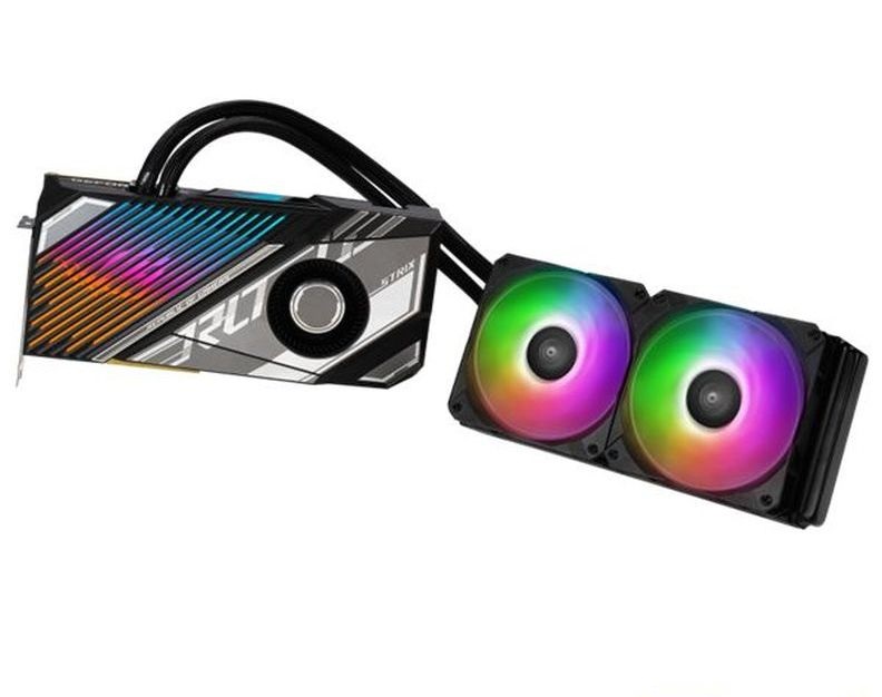 Asus nVidia ROG-STRIX-LC-RTX4090-O24G-GAMING (24576MB, GDDR6X, 2640/21000 Mhz, 384bit, 2xHDMI, 3xDP) videokártya