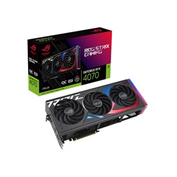 Asus nVidia ROG-STRIX-RTX4070-O12G-GAMING (12288MB, GDDR6X, 2640/21000 Mhz, 192bit, 2xHDMI, 3xDP) videokártya