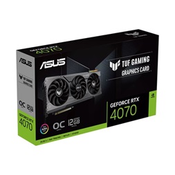 Asus nVidia TUF-RTX4070-O12G-GAMING (12288MB, GDDR6X, 2580/21000 Mhz, 192bit, 2xHDMI, 3xDP) videokártya