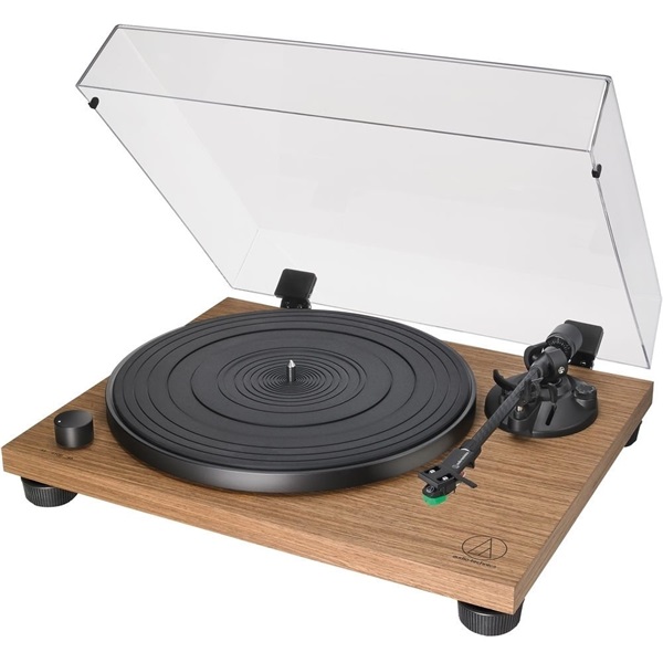 Audio-Technica AT-LPW40WN manuális szíjhajtásos diófa test lemezjátszó (Újszerű)