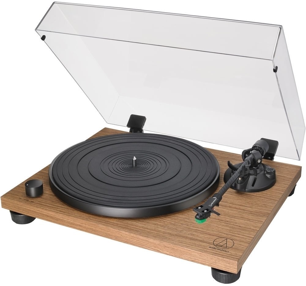 Audio-Technica AT-LPW40WN manuális szíjhajtásos diófa test lemezjátszó (Újszerű)