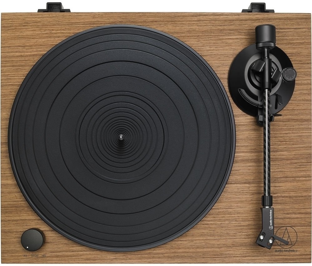 Audio-Technica AT-LPW40WN manuális szíjhajtásos diófa test lemezjátszó (Újszerű)