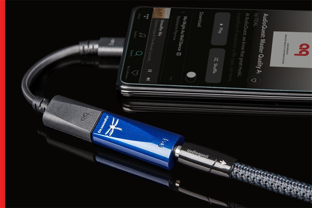 AudioQuest Dragonfly Black USB DAC előfok és fejhallgató erősítő