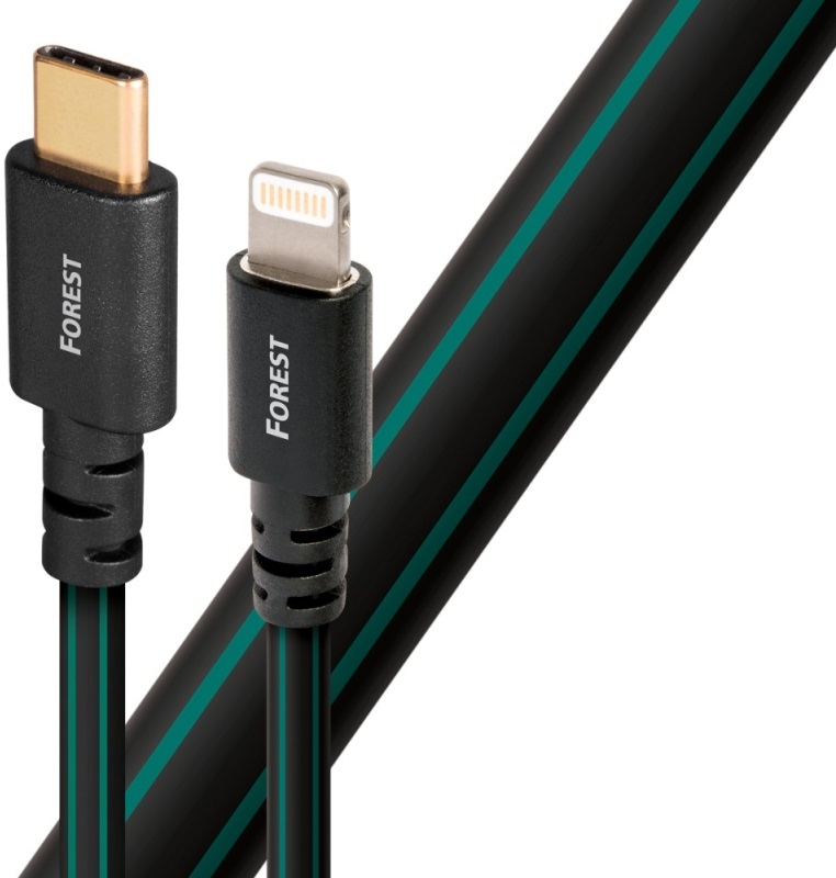AudioQuest Forest LTNUSBCFOR0.75 0,75m USB 2.0 Type-C - Lightning kábel