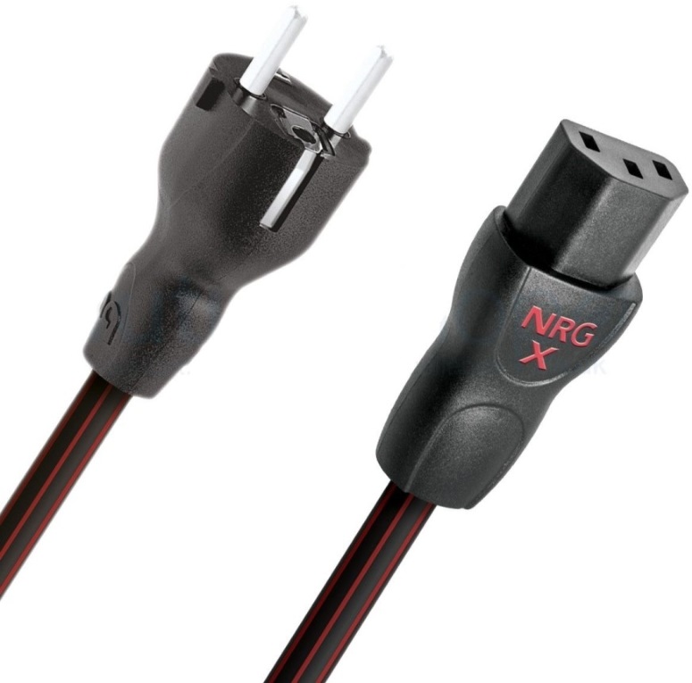 AudioQuest NRG-X3 NRGX3EUC131M 1m C13 - Schuko hálózati kábel