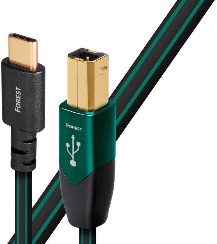 AudioQuest Forest USBFOR20.75CB 0,75m USB 2.0 Type-B - Type-C USB kábel