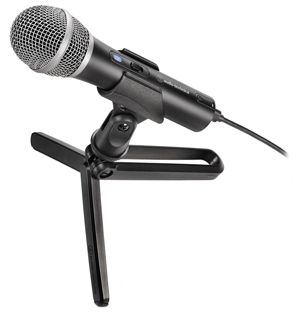 Audio-Technica ATR2100x-USB kondenzátor streaming/podcasting mikrofon (Újracsomagolt)