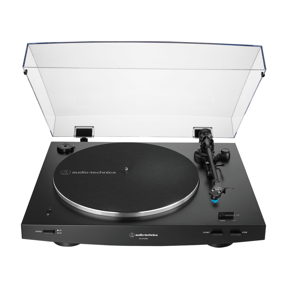 Audio-Technica AT-LP3XBTBK automata szíjhatásos fekete Bluetooth/bakelit lemezjátszó