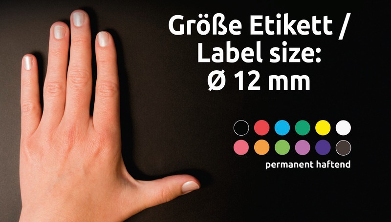 Avery 3145 12mm 270db-os fehér jelölőpont