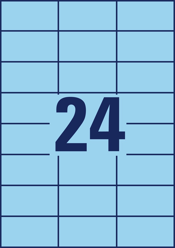 Avery 3449 70x37mm univerzális 2400db-os etikett