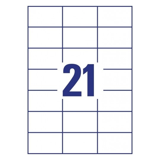 Avery 3652 70x42,3mm univerzális 2100db-os etikett