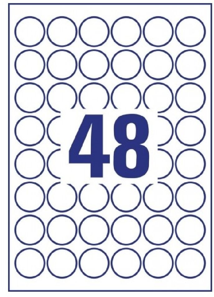 Avery L4716-20 30 mm időjárásálló 960 db-os köretikett