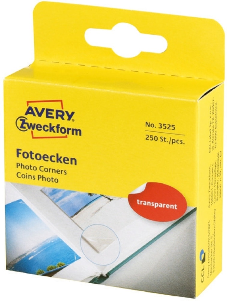 Avery fotósarok 19x17mm 250db