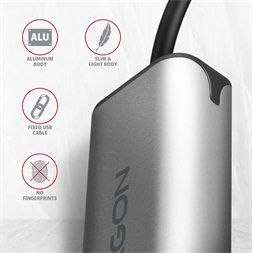 Axagon ADE-25R Type-A USB 3.2 - Gigabit Ethernet adapter