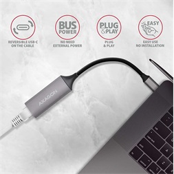 Axagon ADE-TRC Type-C USB 3.2 - Gigabit Ethernet adapter