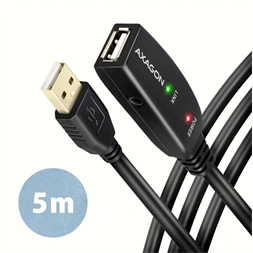 Axagon ADR-205 aktív USB hosszabbító kábel 5m