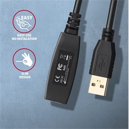 Axagon ADR-207 7,5m USB repeater kábel