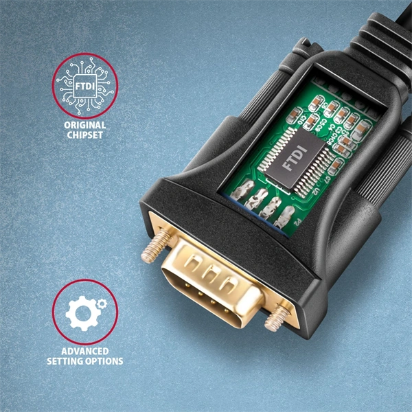 Axagon ADS-1PQN USB - soros aktív adapter kábel