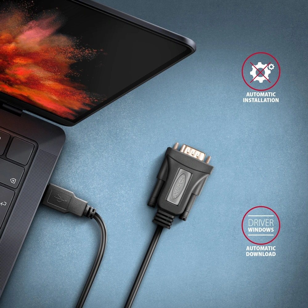 Axagon ADS-1PQN USB - soros aktív adapter kábel
