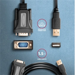 Axagon ADS-1PQN USB - soros aktív adapter kábel