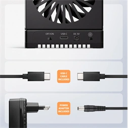 Axagon ADSA-M2C22 USB-C 20Gbps dokkolóállomás 2x M.2 NVMe / SATA SSD-hez, PC nélküli lemezklónozási funkcióval