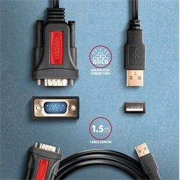 Axagon ADS-1PSN USB - soros aktív adapter kábel