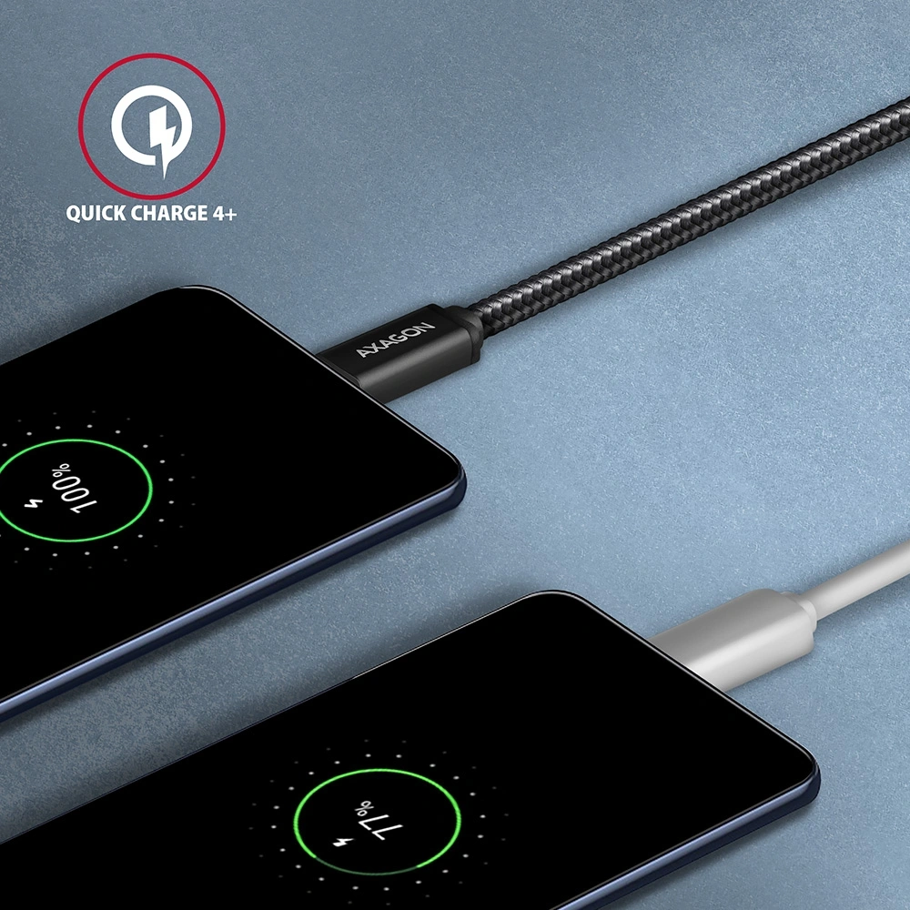 Axagon BUCM3-AM15AB USB-C 3.2 Gen 1 -  USB-A 1,5 m fekete kábel