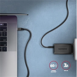 Axagon BUCM3-CM15AB USB-C 3.2 Gen 1 -  USB-C 1,5 m fekete kábel