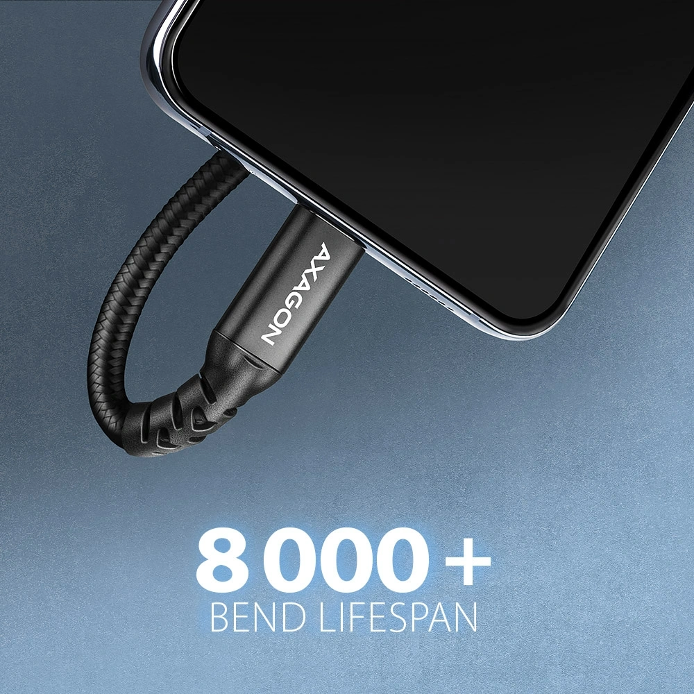 Axagon BUCM32-CF10AB 1m USB C fekete hosszabbító kábel