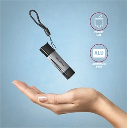 Axagon CRE-DAC Mobil USB 3.2 Gen 1 USB-C + USB-A SD/microSD mini kártyaolvasó